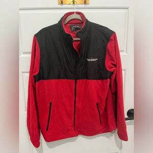 Gear for Sports Red and Black Fleece Top Size Medium
